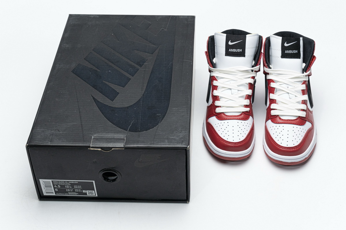 Coco Shoes Nike SB Dunk High Ambush Varsity Red Black White DD1398-300 - Cocoshoesvip.net