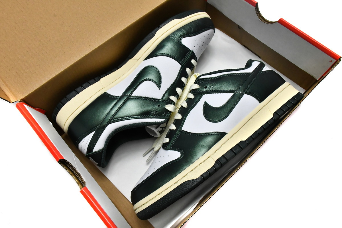 Coco Shoes Nike Dunk Low Vintage Green DQ8580-100 - Cocoshoesvip.net