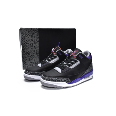 Air Jordan 3 Retro Black Court Purple CT8532-050 02
