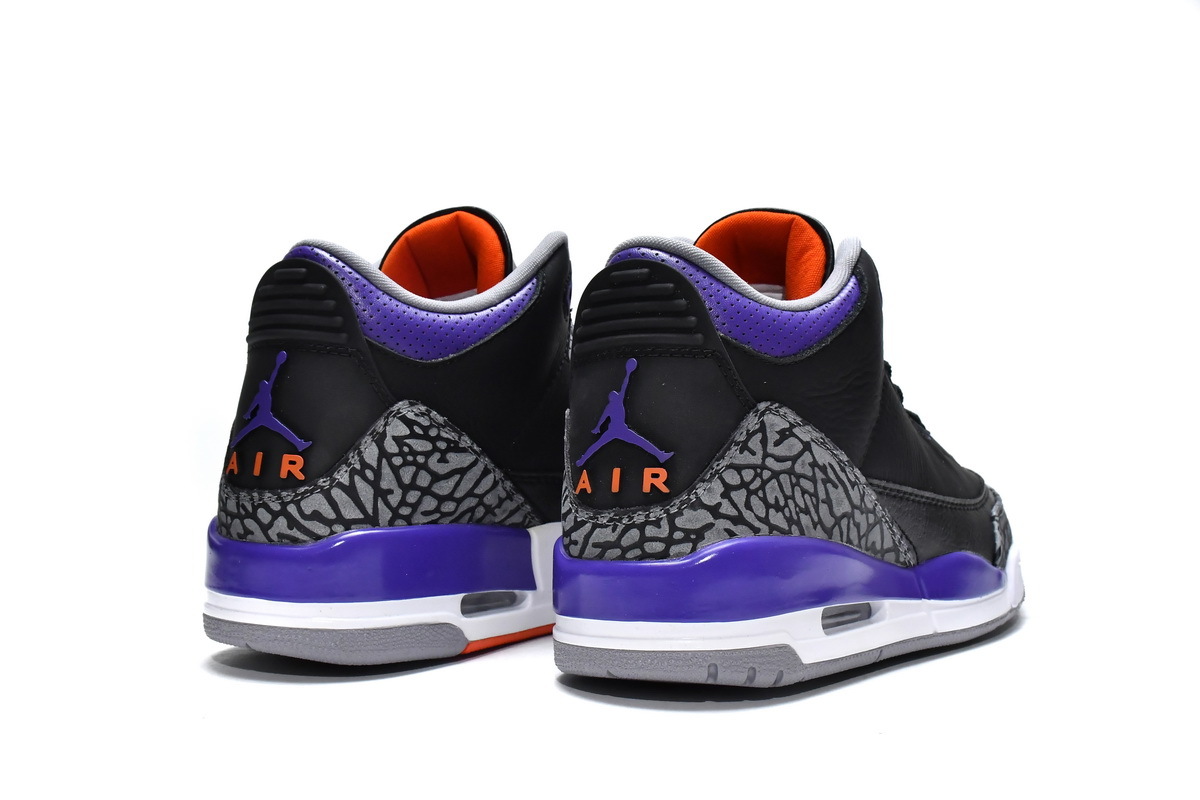 Coco Shoes Jordan 3 Retro Black Court Purple CT8532-050 - Cocoshoesvip.net