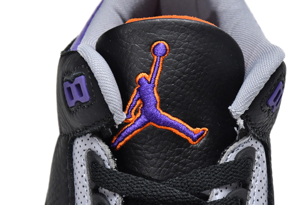 Coco Shoes Jordan 3 Retro Black Court Purple CT8532-050 - Cocoshoesvip.net
