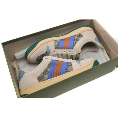 Gucci Screener GG White Green 02