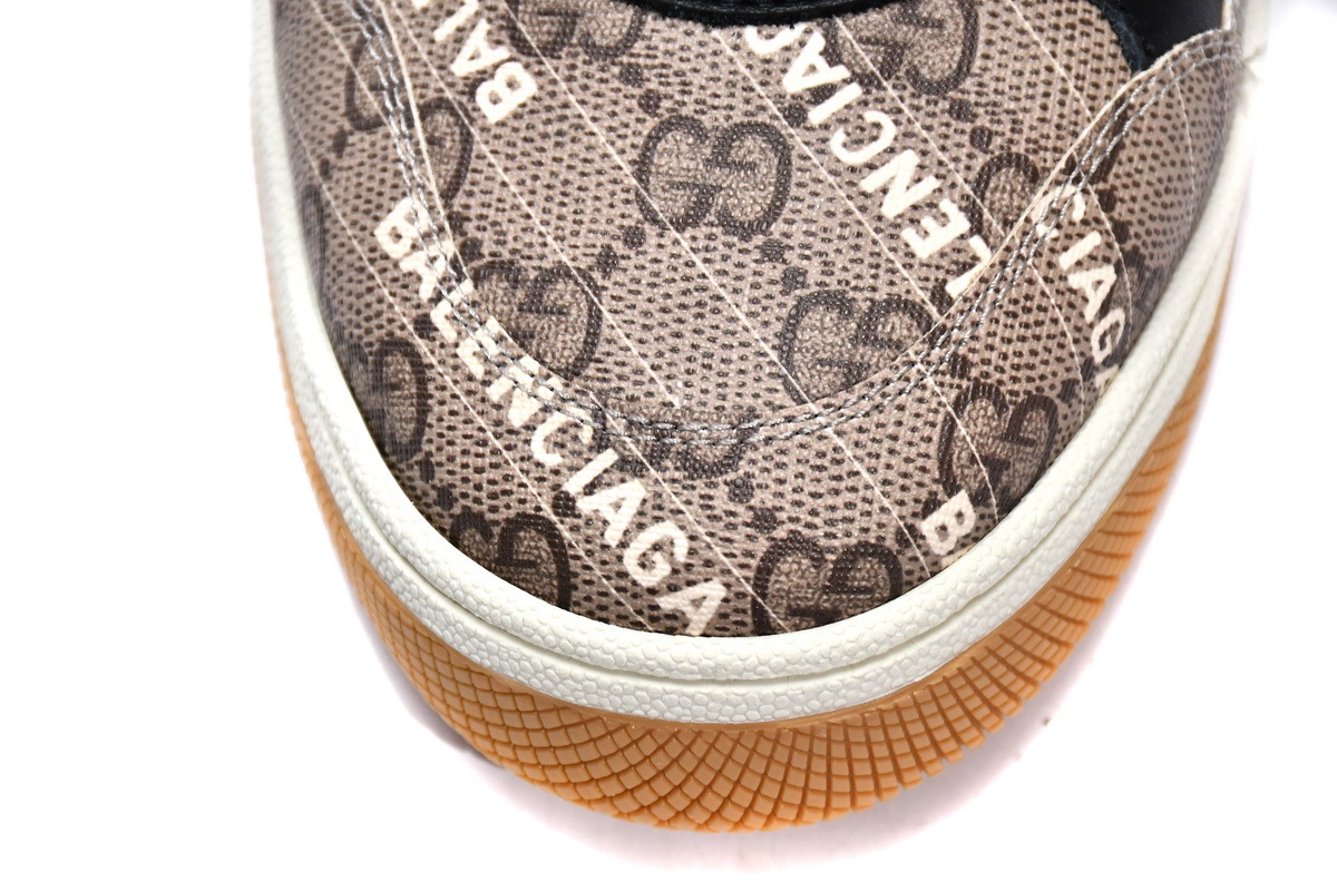 Coco Shoes Balenciaga x Gucci Screener GG Black Red  - Cocoshoesvip.net