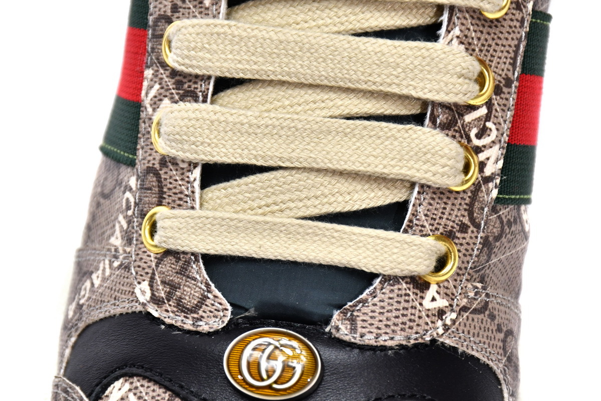 Coco Shoes Balenciaga x Gucci Screener GG Black Red  - Cocoshoesvip.net