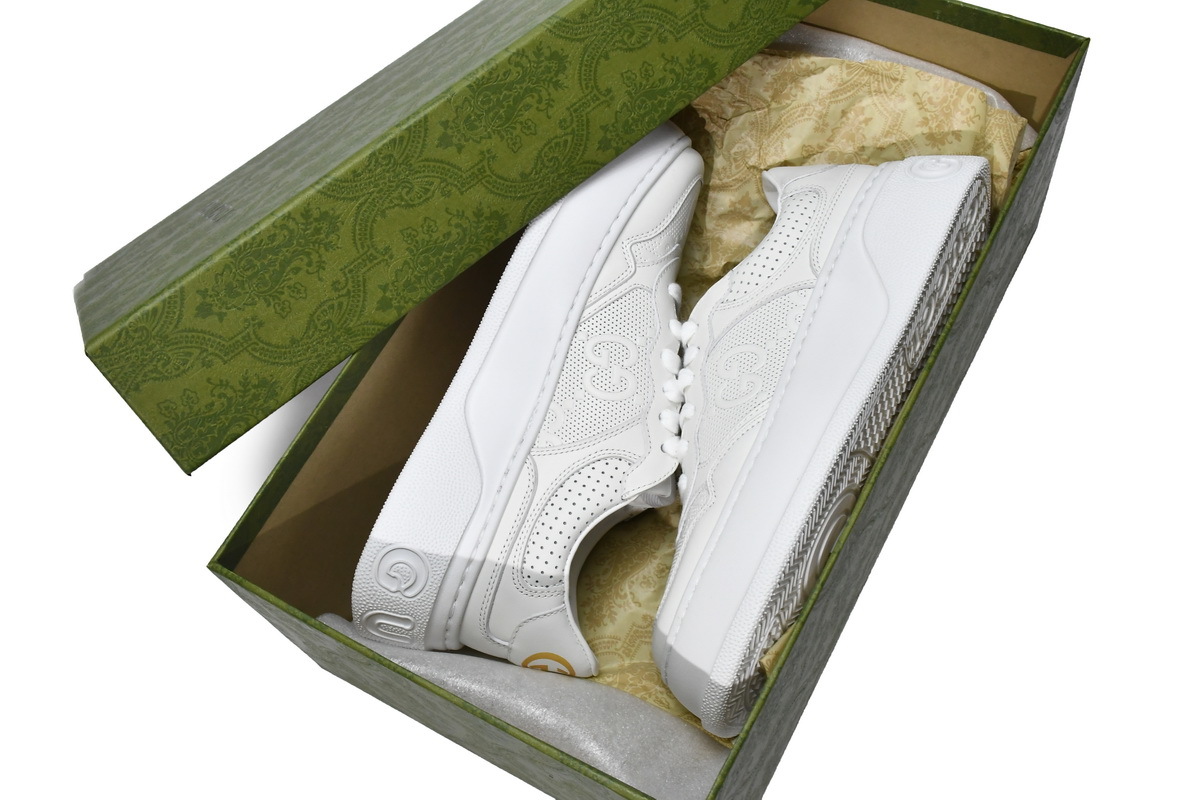 Coco Shoes Gucci Chunky B White - Cocoshoesvip.net