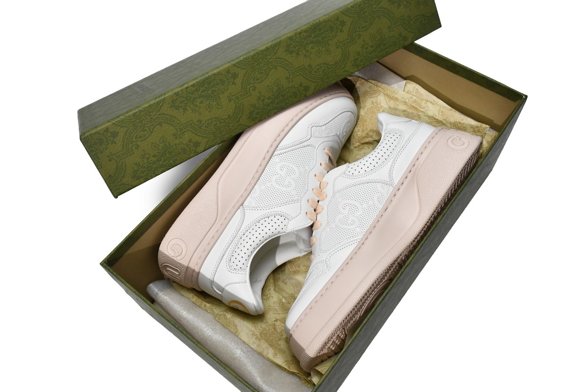 Coco Shoes Gucci Chunky B White Pink - Cocoshoesvip.net