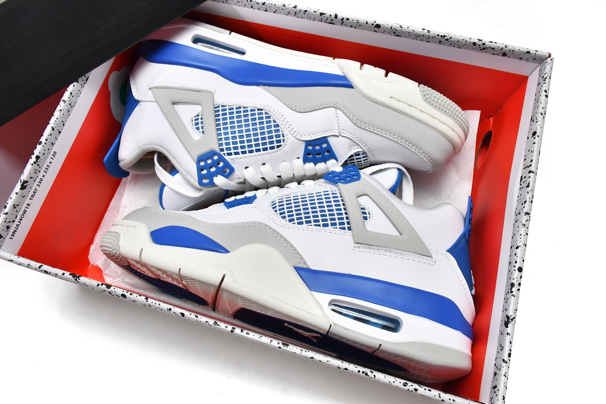 Coco Shoes Air Jordan 4 Retro Military Blue 308497-105 - Cocoshoesvip.net