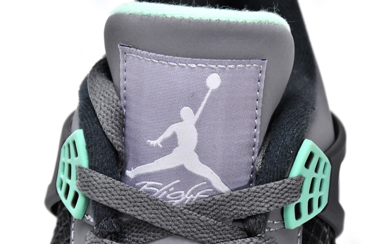 Coco Shoes Air Jordan 4 Retro Green Glow 308497-033 - Cocoshoesvip.net
