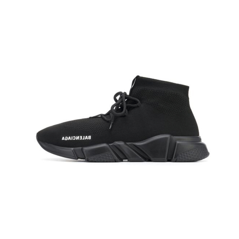 Coco Shoes Balenciaga Speed Trainer Lace Up Black 560236W1HP01000 - Cocoshoesvip.net