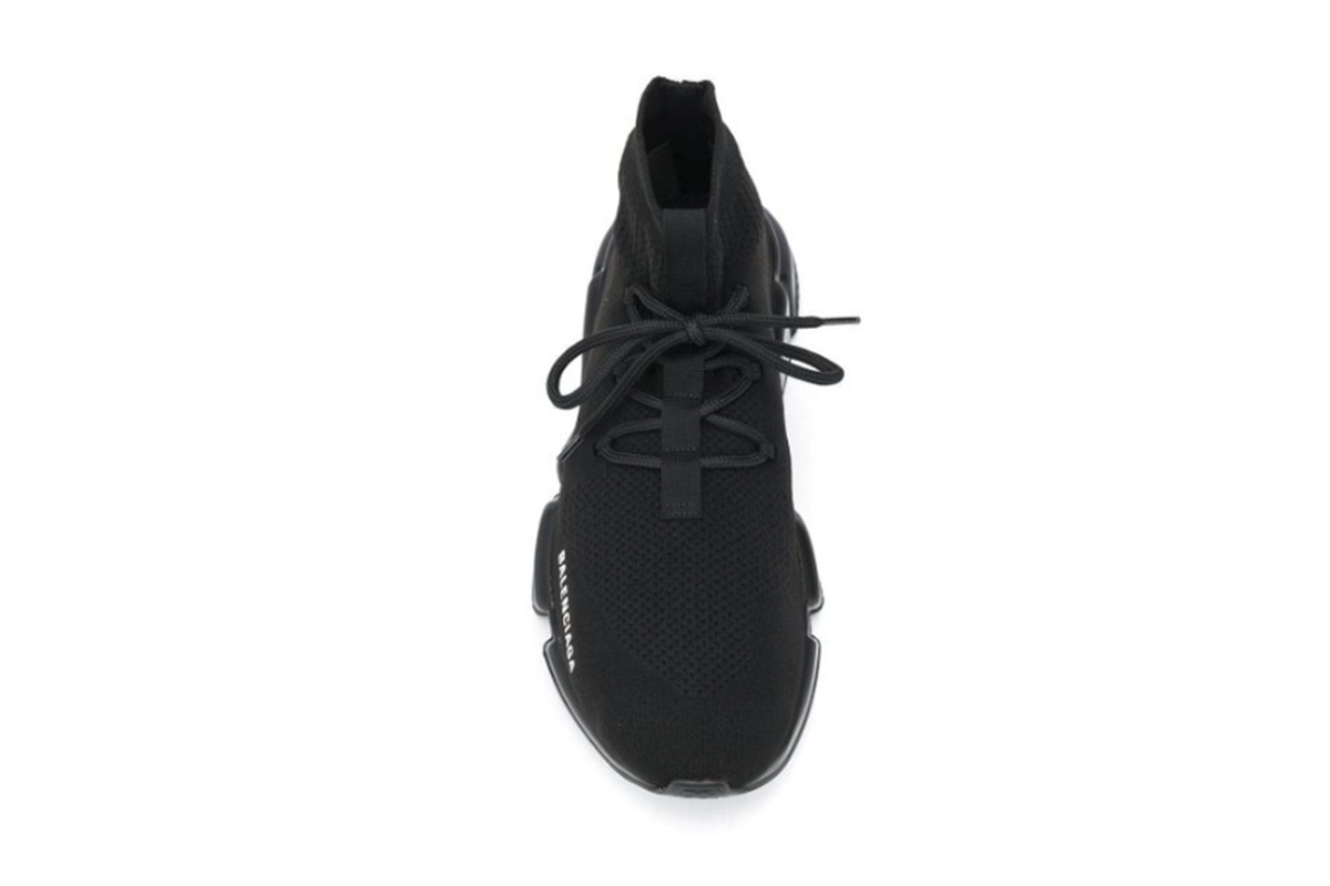 Coco Shoes Balenciaga Speed Trainer Lace Up Black 560236W1HP01000 - Cocoshoesvip.net