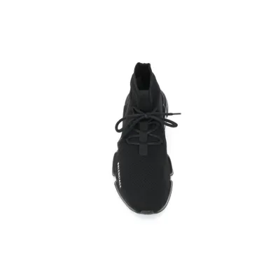 Balenciaga Speed Trainer Lace Up Black 560236W1HP01000 02