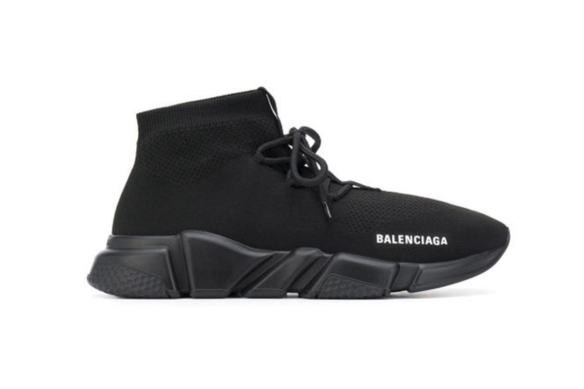 Coco Shoes Balenciaga Speed Trainer Lace Up Black 560236W1HP01000 - Cocoshoesvip.net