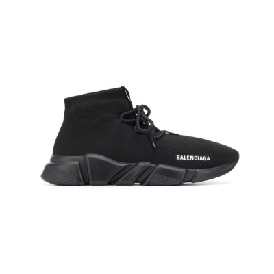 Balenciaga Speed Trainer Lace Up Black 560236W1HP01000 02