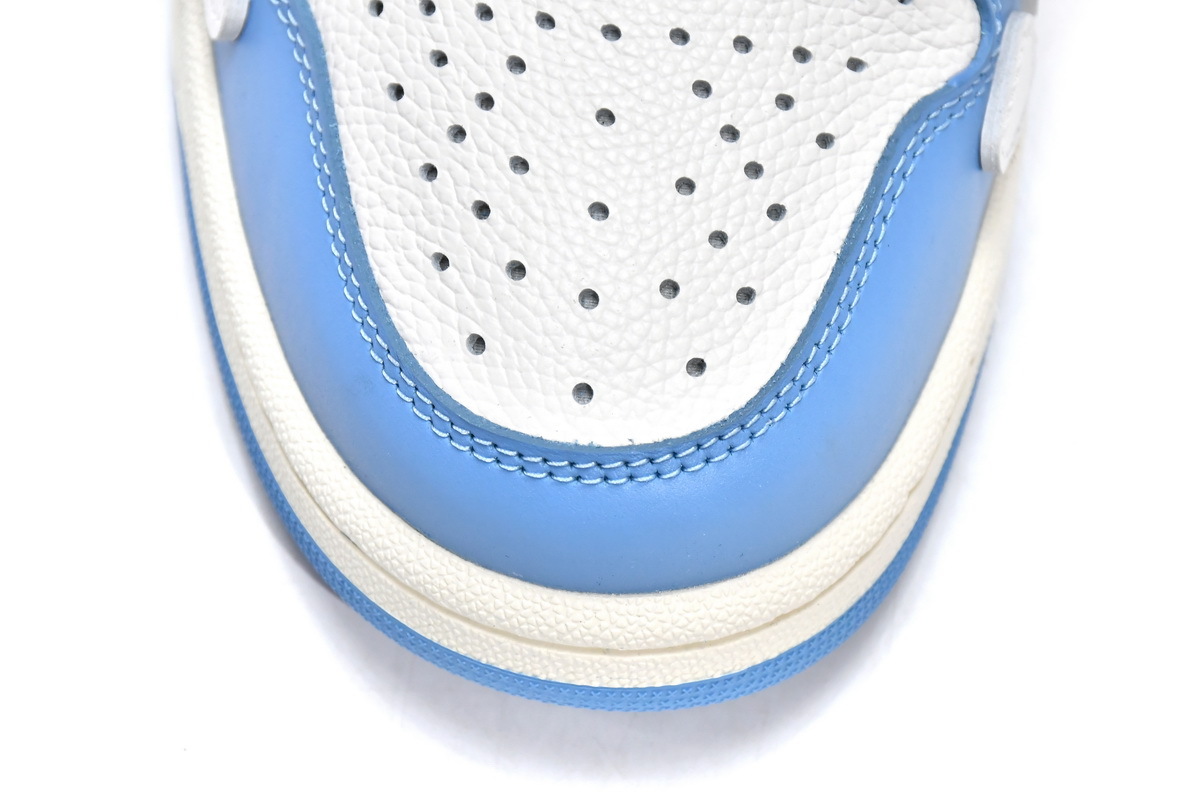 Coco Shoes Amiri Skel Top low Top Sneakers White Blue  - Cocoshoesvip.net