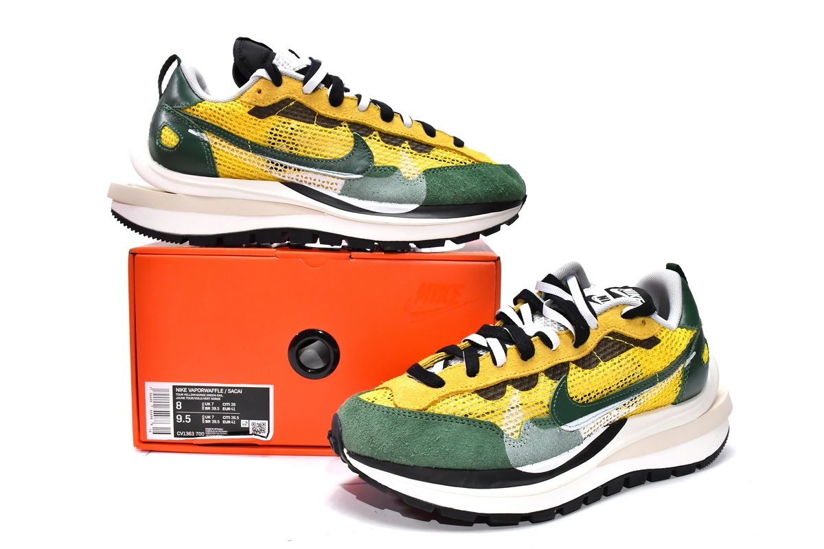 Coco Shoes Sacai x Nike Pegasua Vaporfly Yellow Green CI9928-300 - Cocoshoesvip.net
