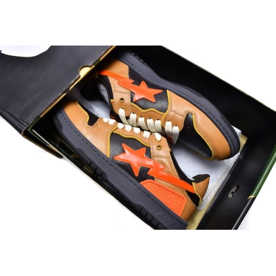A Bathing Ape Bape SK8 Sta Black Brown Red 02
