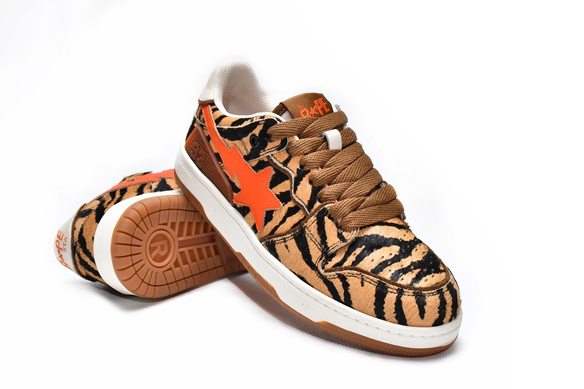 Coco Shoes A Bathing Ape Bape SK8 Sta Black Orange - Cocoshoesvip.net