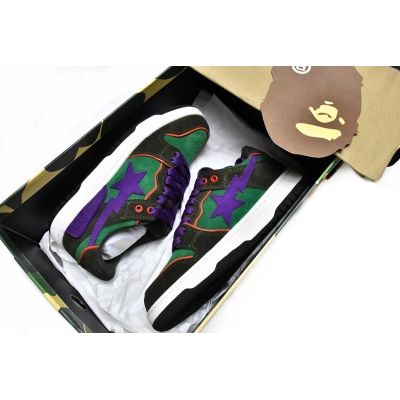 A Bathing Ape Bape SK8 Sta Green Purple 02