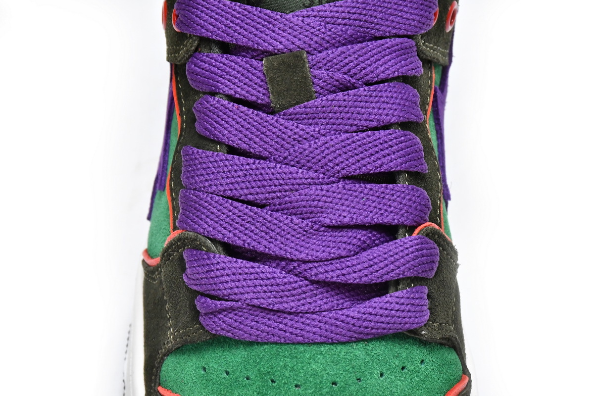 Coco Shoes A Bathing Ape Bape SK8 Sta Green Purple - Cocoshoesvip.net