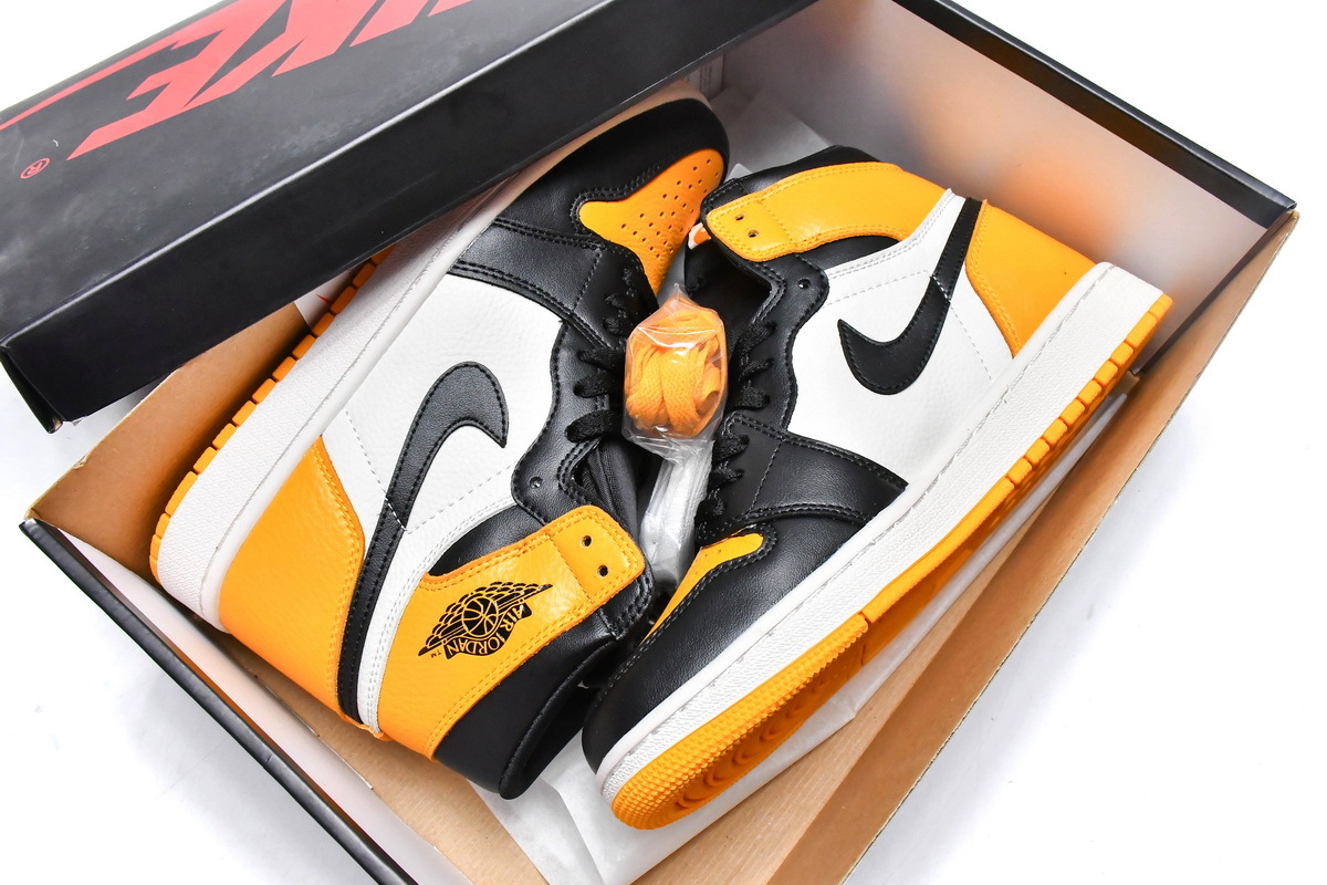 Coco Shoes Air Jordan 1 Retro High OG Yellow Toe 555088-711 - Cocoshoesvip.net