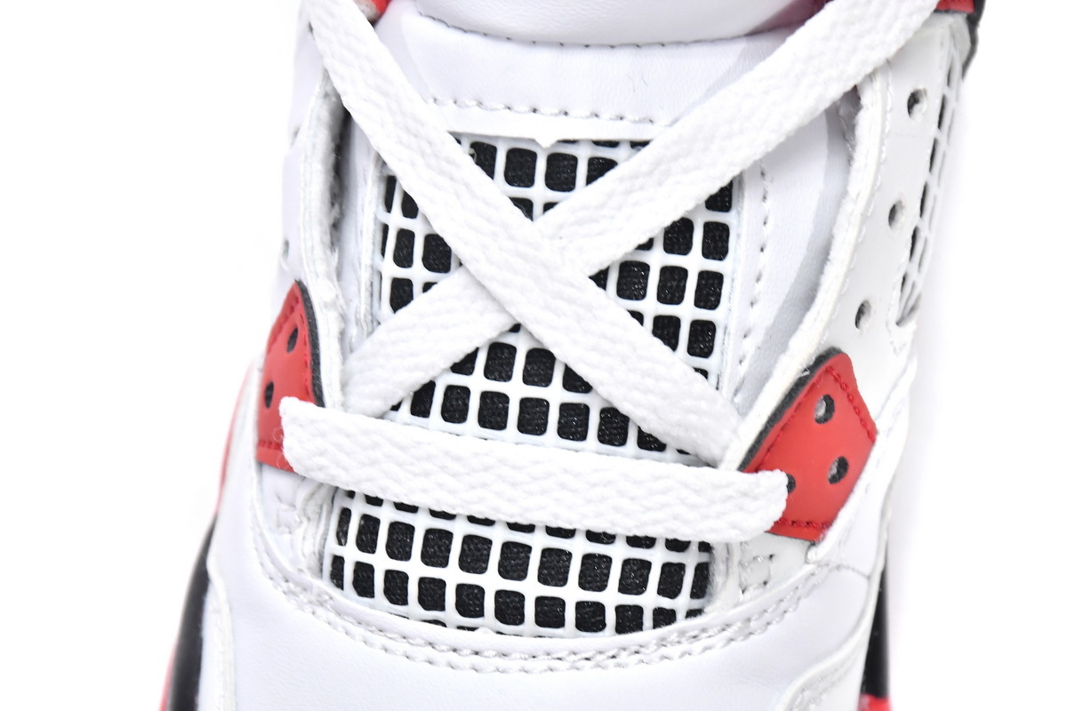 Coco Shoes Jordan 4 Kids Shoes Retro Fire Red (2020) BQ7669-160 - Cocoshoesvip.net