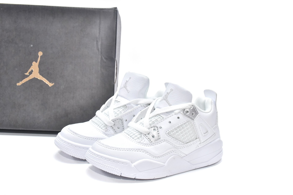 Coco Shoes Jordan 4 Kids Shoes Retro Pure Money (2017) 308499-100 - Cocoshoesvip.net