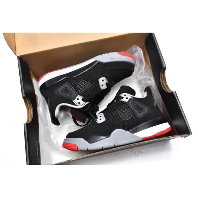 Air Jordan 4 Kids Shoes Retro Bred (2019) BQ7660-060 02