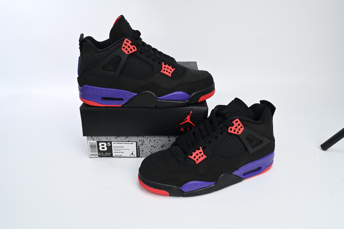 Coco Shoes Jordan 4 Retro Raptors Drake OVO (2019) AQ3816-056 - Cocoshoesvip.net