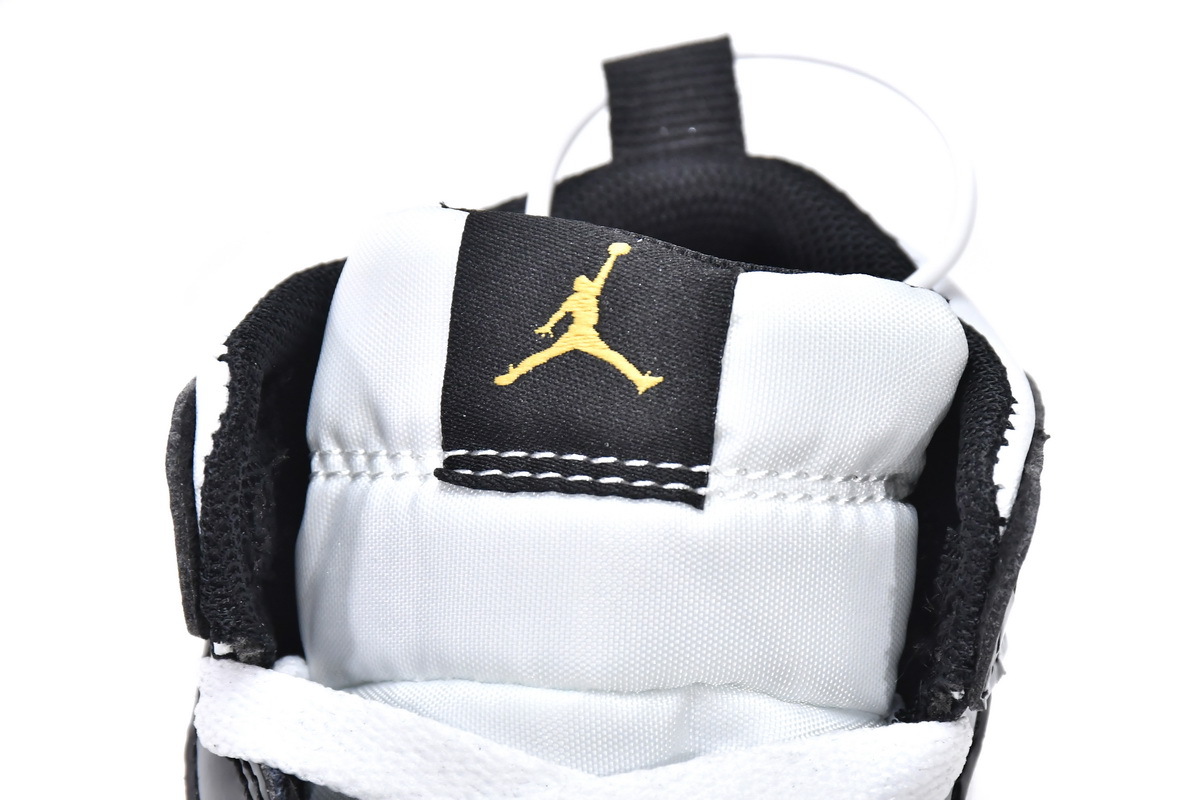 Coco Jordan 1 Kids Shoes Mid Black Gold BQ6932-007 - Cocoshoesvip.net