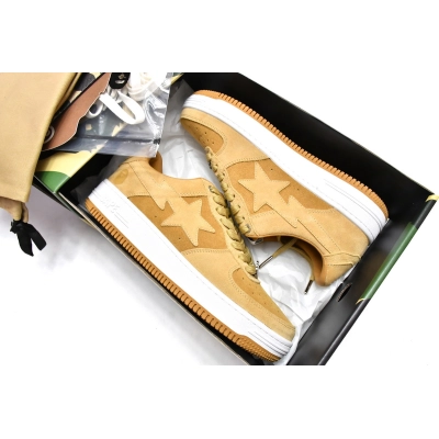 A Bathing Ape Bape SK8 Sta Earthy Yellow 02