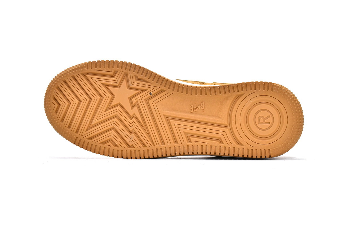 Coco Shoes A Bathing Ape Bape SK8 Sta Earthy Yellow - Cocoshoesvip.net