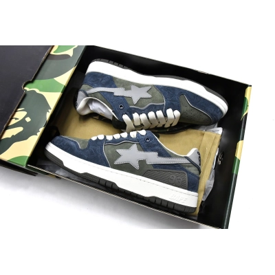 A Bathing Ape Bape SK8 Sta Army Green 02