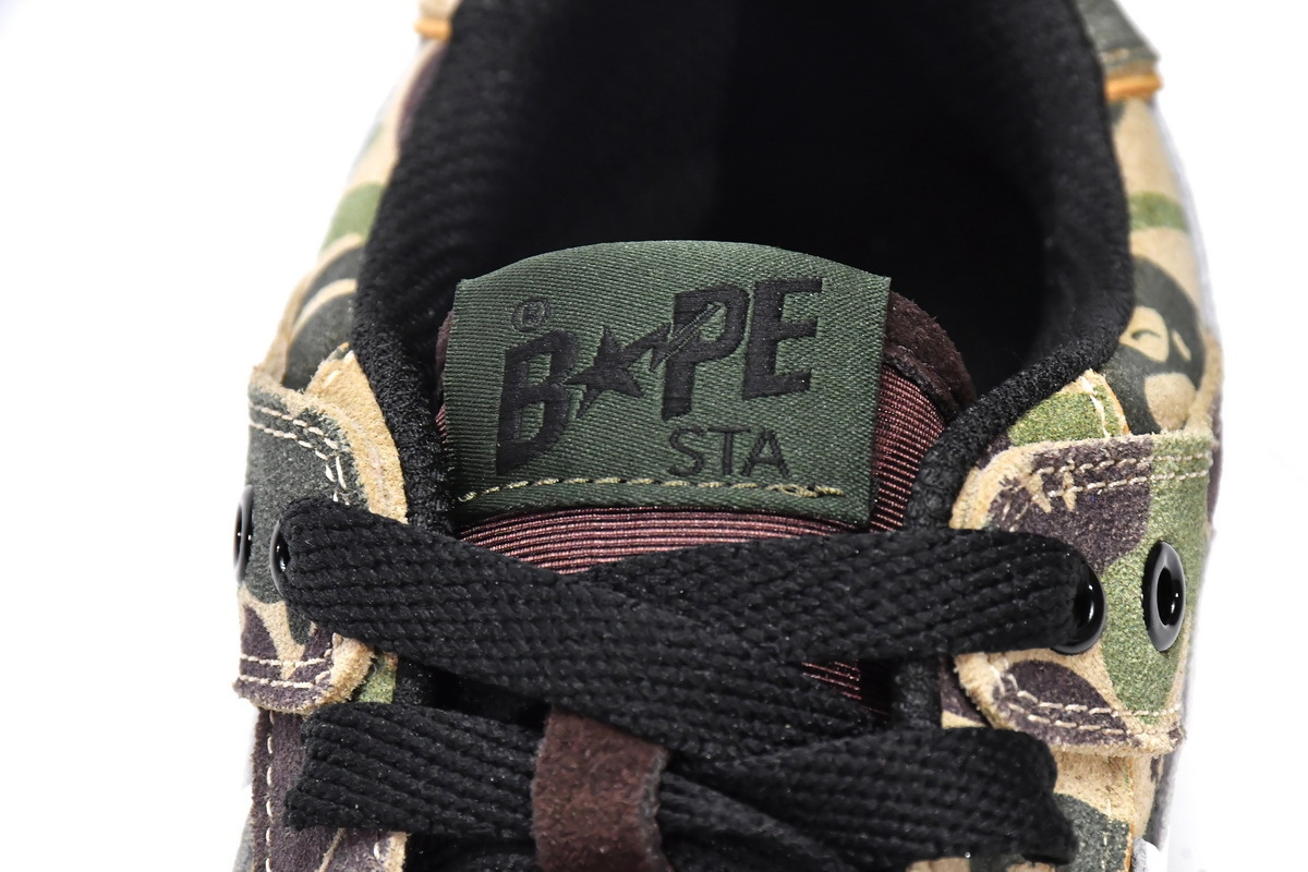 Coco Shoes A Bathing Ape Bape SK8 Sta Green Camo - Cocoshoesvip.net