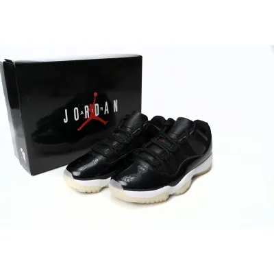 Air Jordan 11 Retro Low  Black 72-10 AV2187-001 02