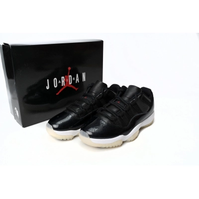 Air Jordan 11 Retro Low  Black 72-10 AV2187-001 02