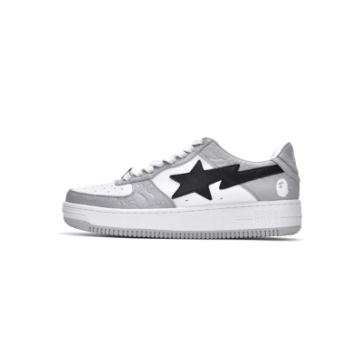 A Bathing Ape Bape SK8 Sta White Grey Black 01