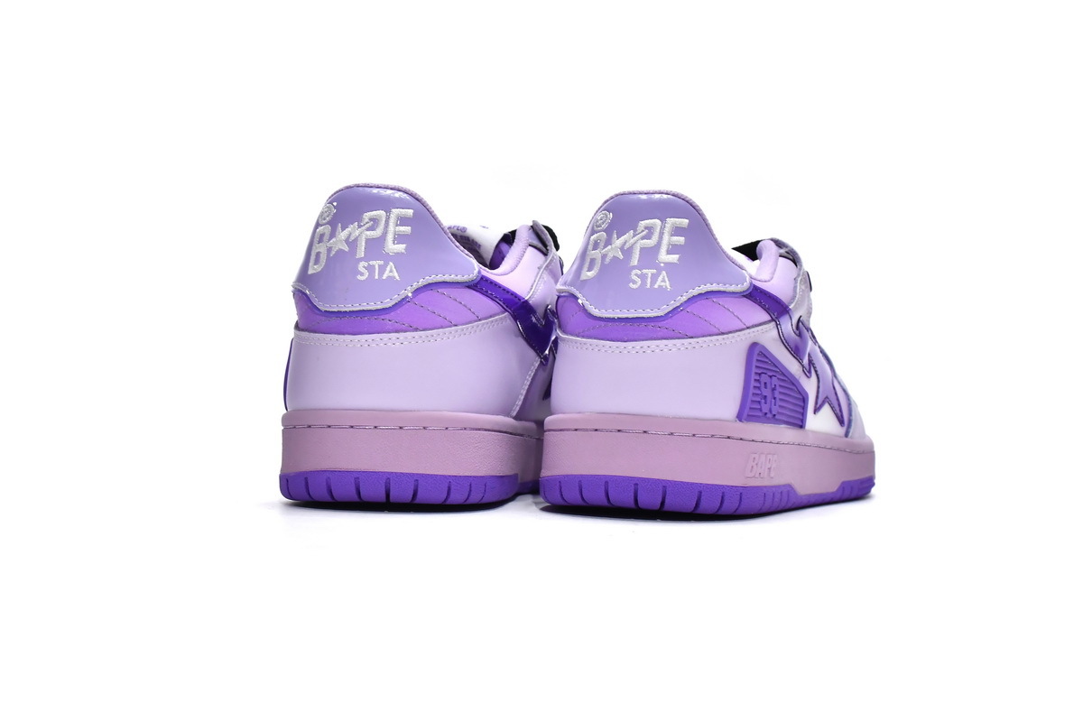 Coco Shoes A Bathing Ape Bape SK8 Sta Gradient Purple - Cocoshoesvip.net