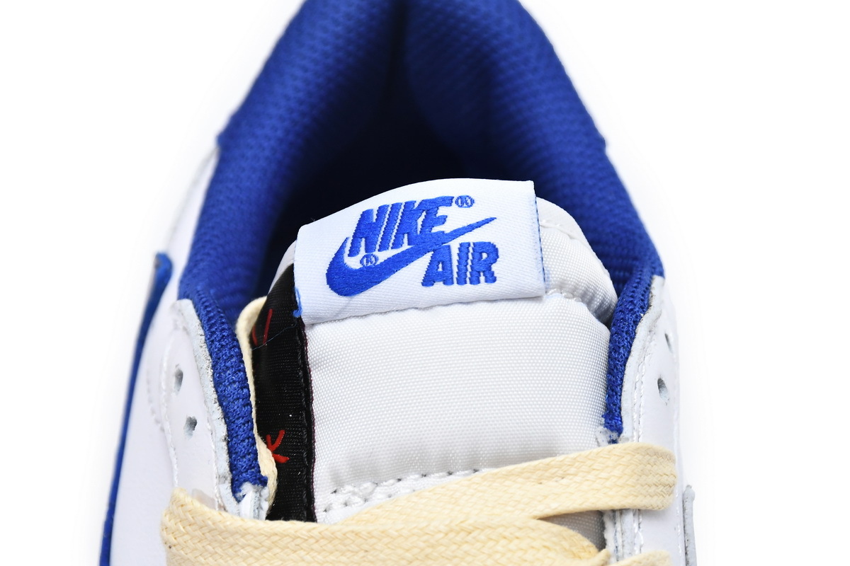 Coco Shoes Travis Scott x Air Jordan 1 Low Blue Bottom Barb DM9868-218 - Cocoshoesvip.net