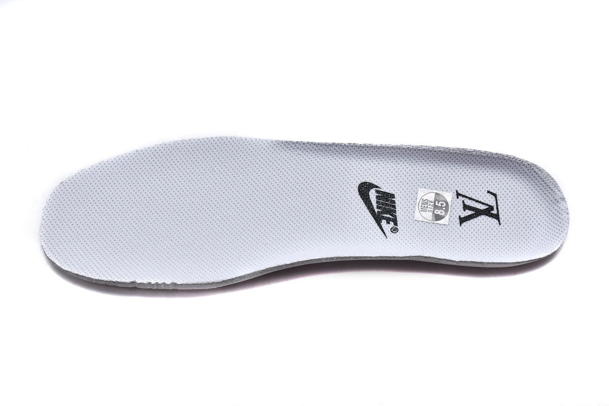 Coco Shoes Louis Vuitton Trainer Sneaker x Nike Air Force 1 Chocolate - Cocoshoesvip.net