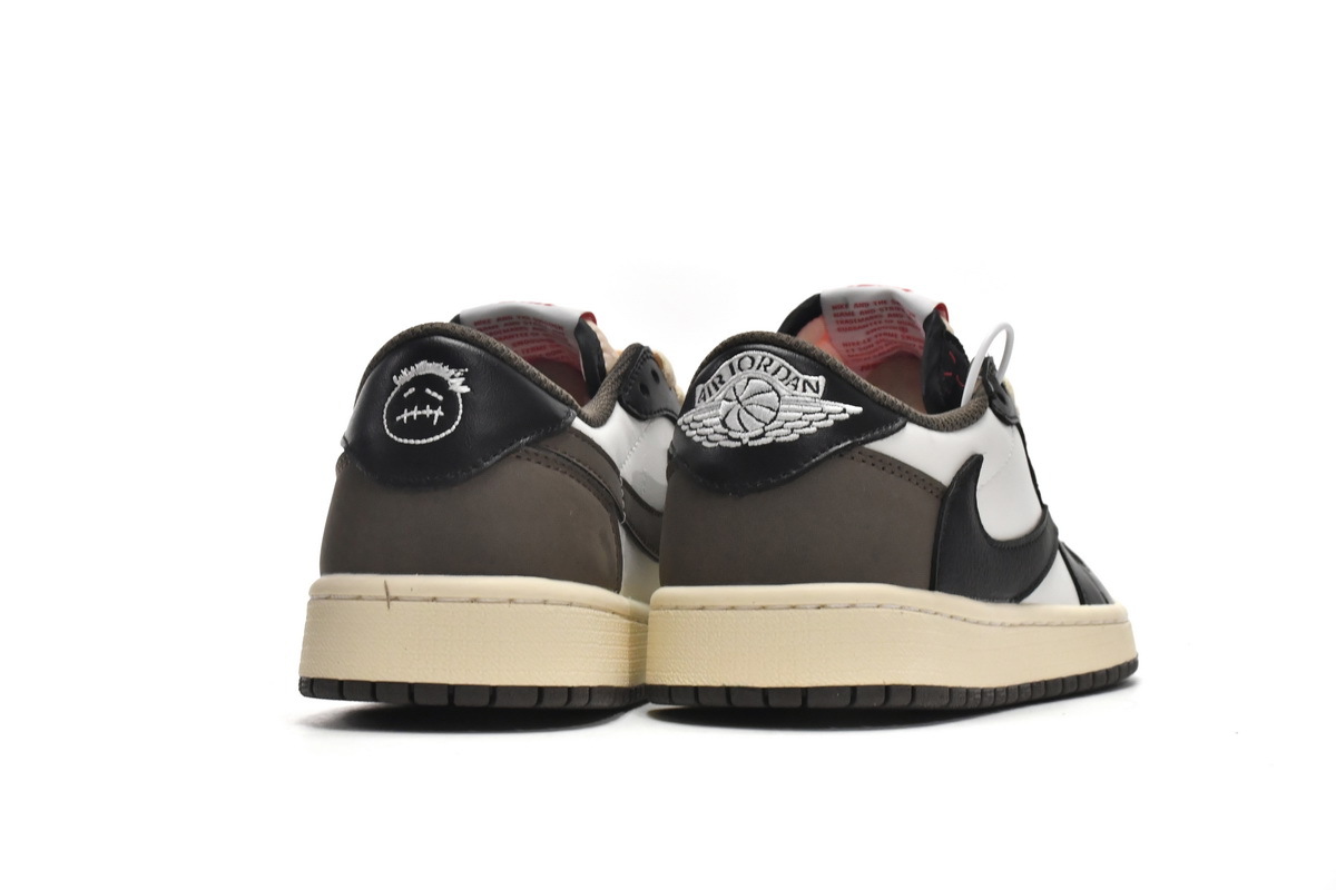 Coco Shoes Air Jordan 1 Low Dark Mocha Black Travis Scott CQ4277-105 - Cocoshoesvip.net