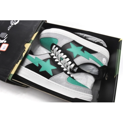 A Bathing Ape Bape Sta Low White Green Black 02