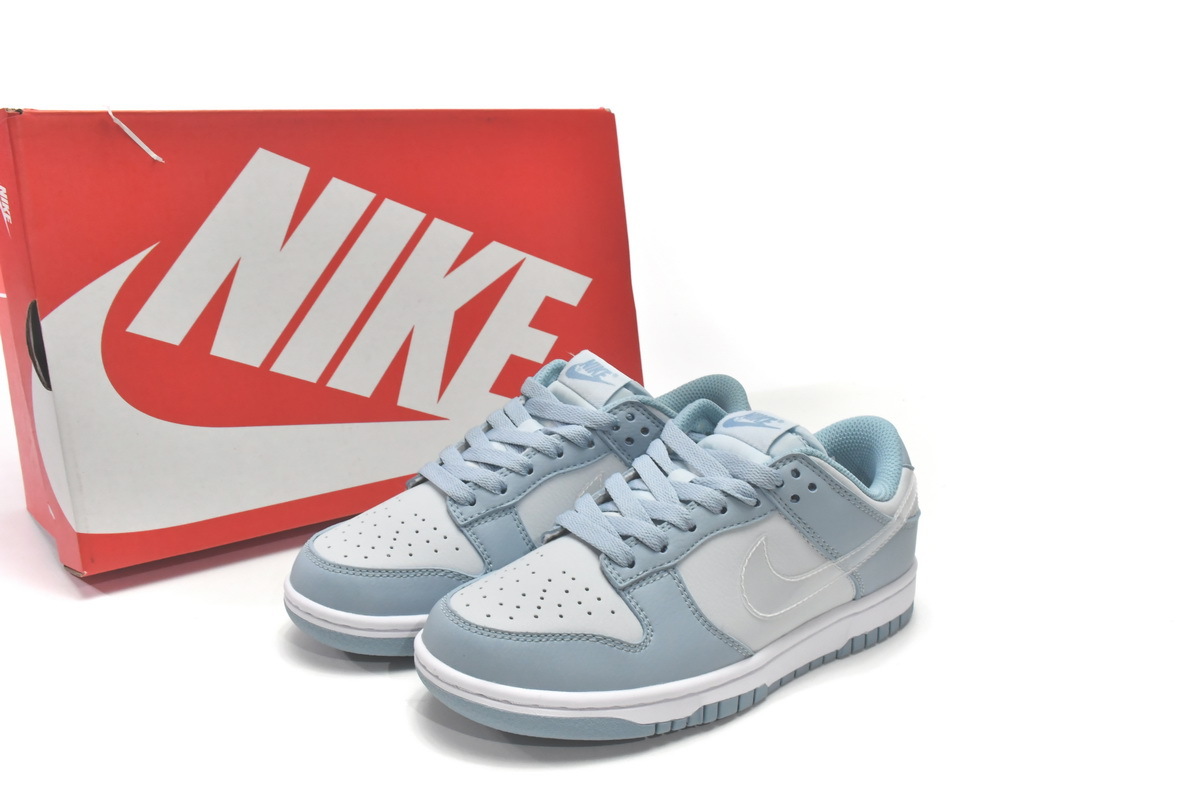 Coco Shoes Nike Dunk Low Clear Blue Swoosh DH9765-401 - Cocoshoesvip.net