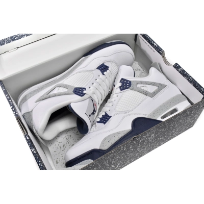 【🎈Special Offer】Air Jordan 4 Retro White Midnight Navy DH6927-140 02