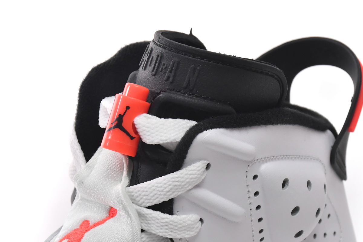 Coco Shoes Air Jordan 6 Retro Infrared White 384664-123 - Cocoshoesvip.net