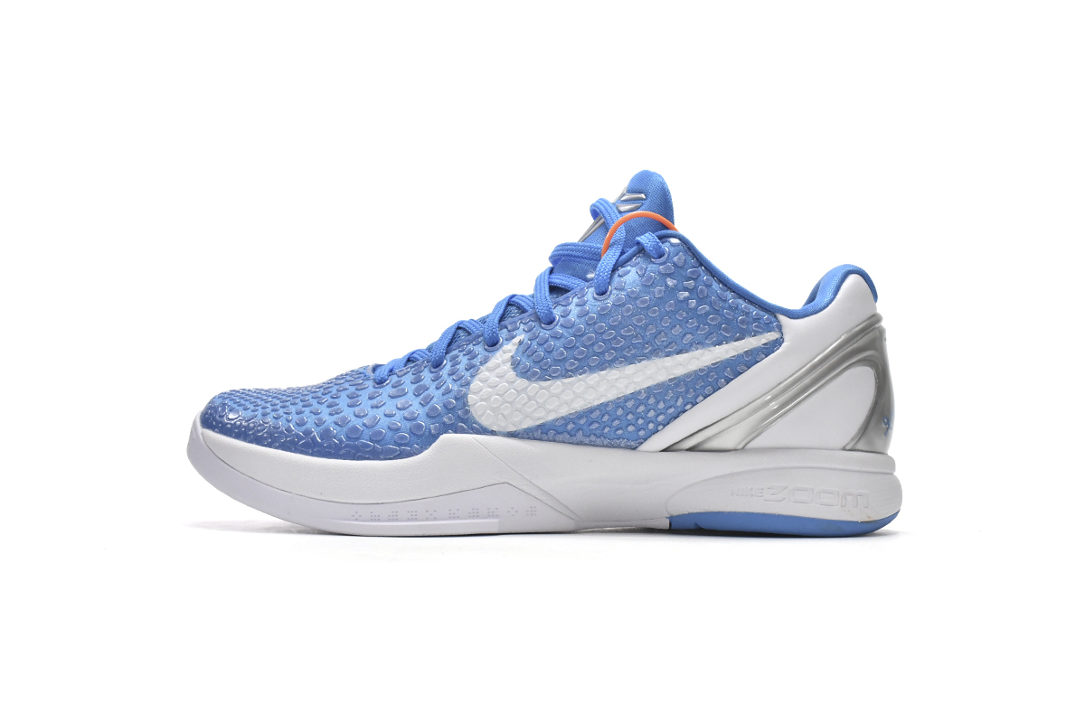 Coco Shoes Nike Zoom Kobe VI TB North Carolina blue 454142-004 - Cocoshoesvip.net