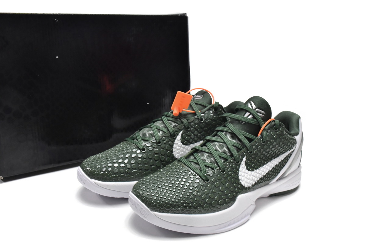 Coco Shoes Nike Zoom Kobe VI TB Dark Green 454142-300 - Cocoshoesvip.net