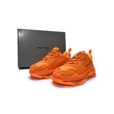 Balenciaga Triple S Clear Sole Orange 02