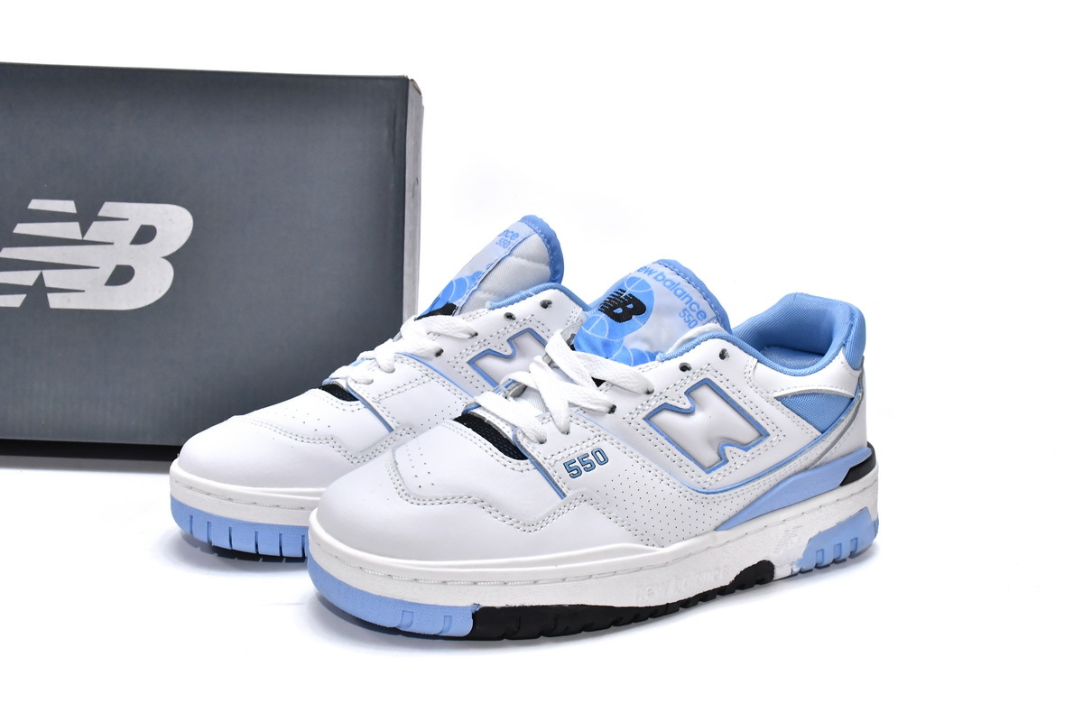 Coco Shoes New Balance 550 UNC White University Blue BB550HL1 - Cocoshoesvip.net