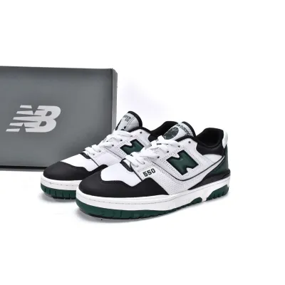 New Balance 550 White Green Black BB550LE1  02