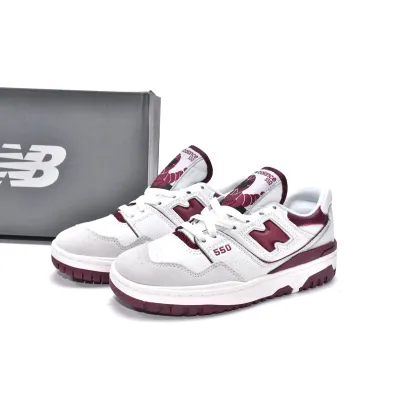 New Balance 550 Sea Salt Burgundy BB550LI1  02